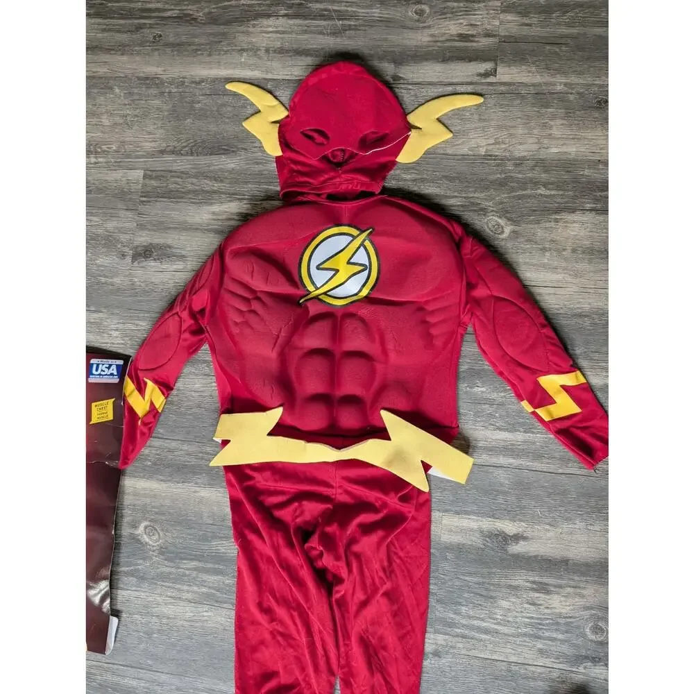 Rubies Comics The Flash Deluxe Muscle Chest Halloween Costume Boys S 3-4 Years